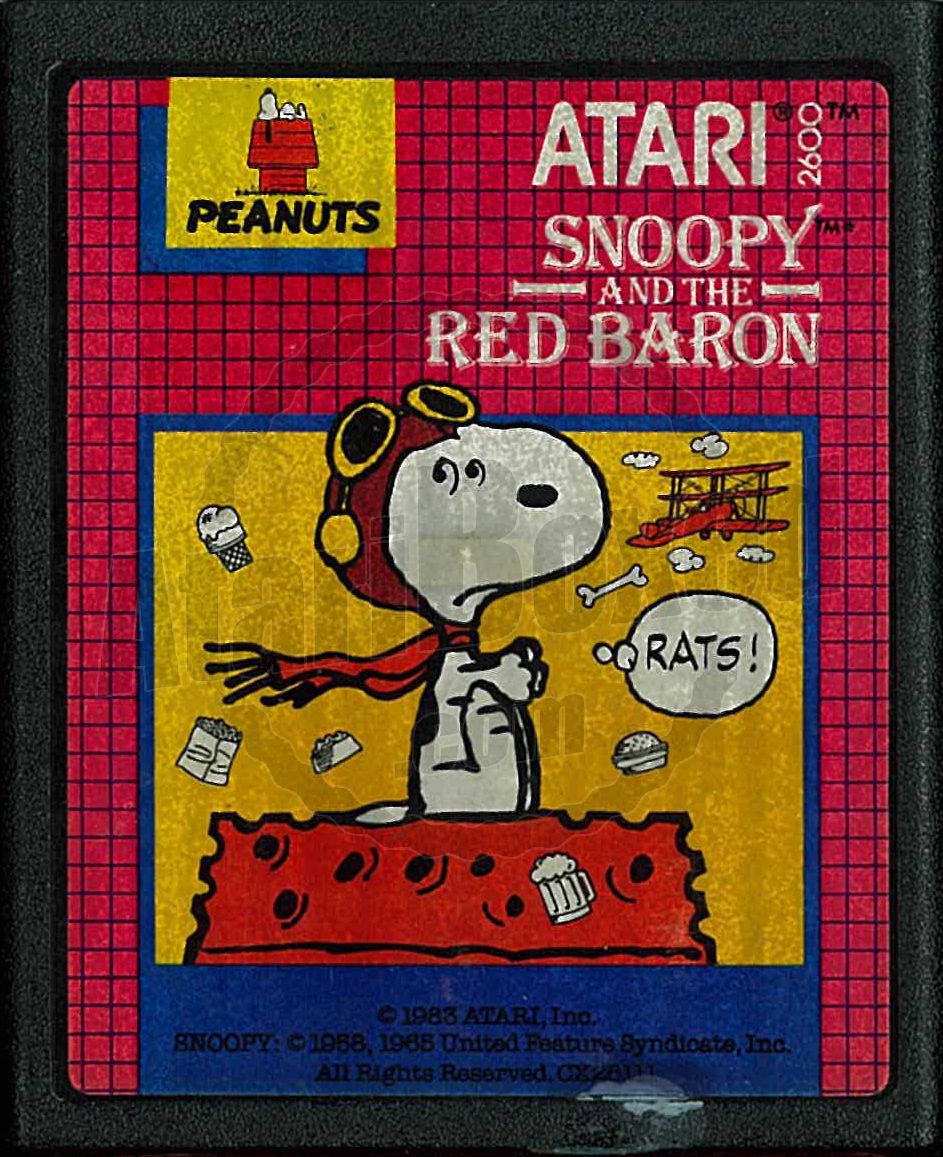SNOOPY AND THE RED BARON (ATARI 2600, 1983)