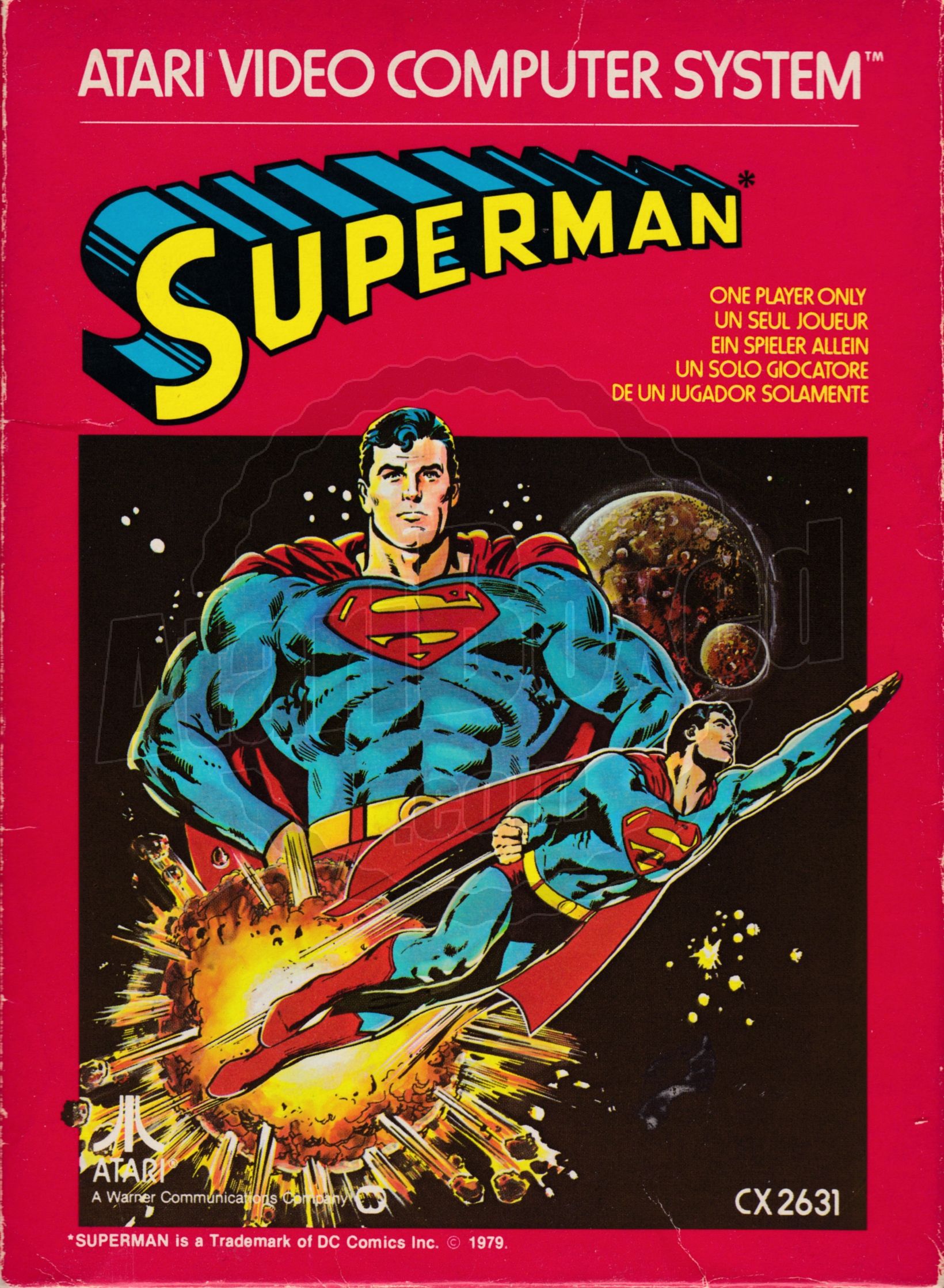 To advise Atari 2600 Superman video game in boxReliable