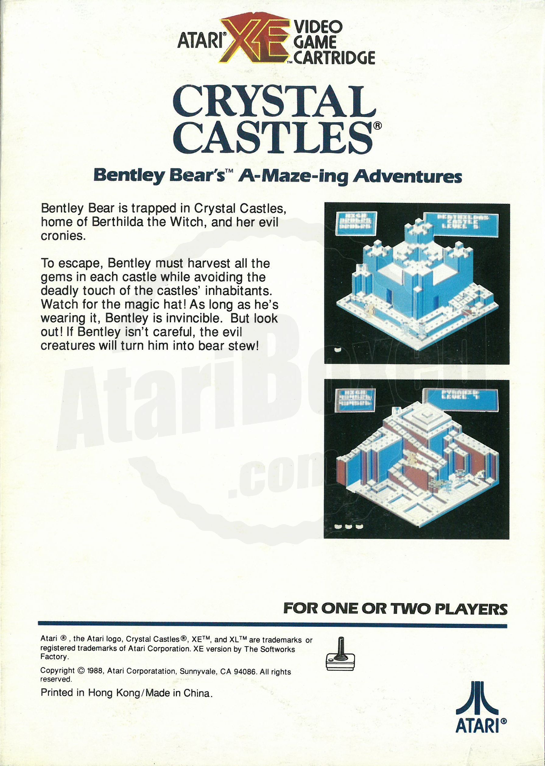 crystal castles game atari 2600 crystal castles game atari 2600